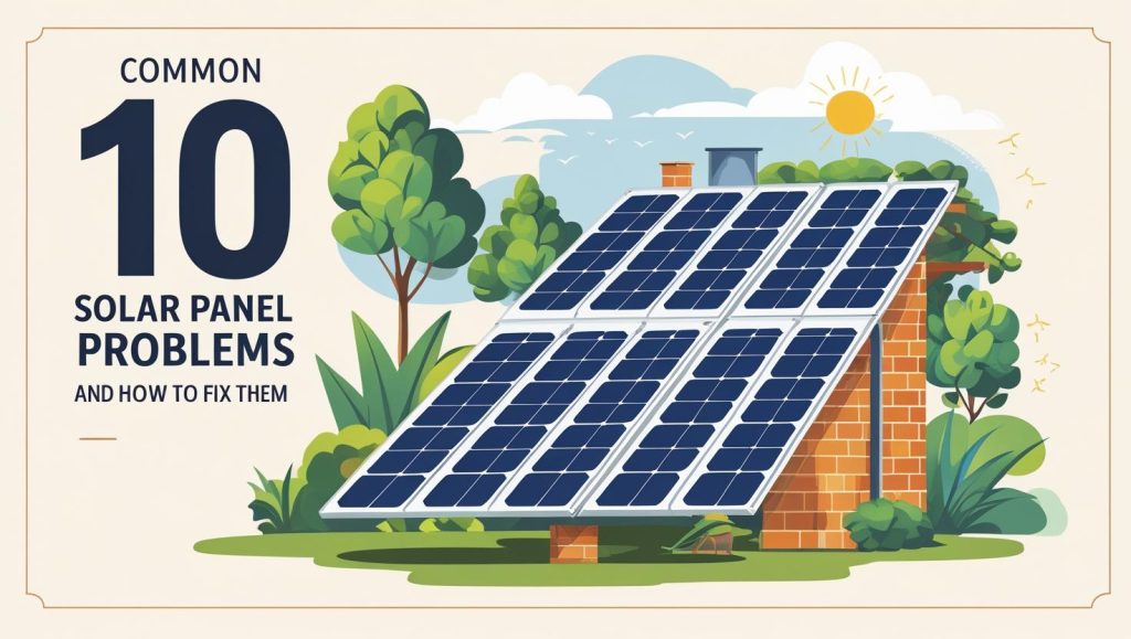 10 common solar panel problems and how to fix them